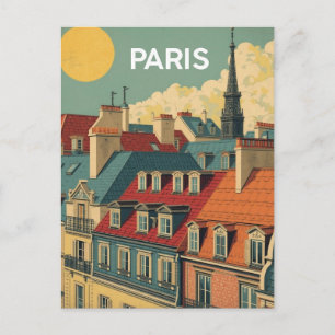 Carte Postale Toits de Paris