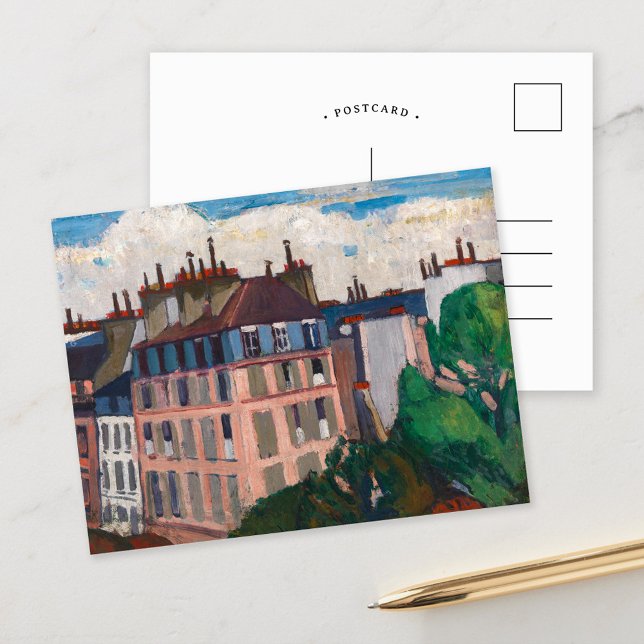 Carte Postale Toits de Paris | Henry Lyman Saÿen (Créateur téléchargé)