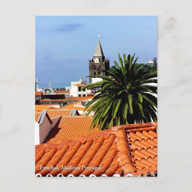 Carte Postale Toits en terre cuite : Funchal, Madère (Portugal) (Devant)