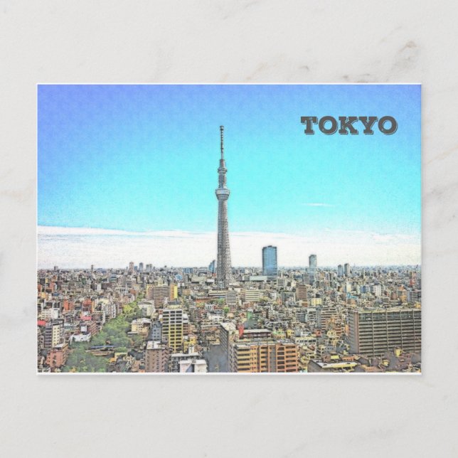 Carte Postale Tokyo (Devant)