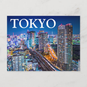 Carte Postale Tokyo au coucher du soleil