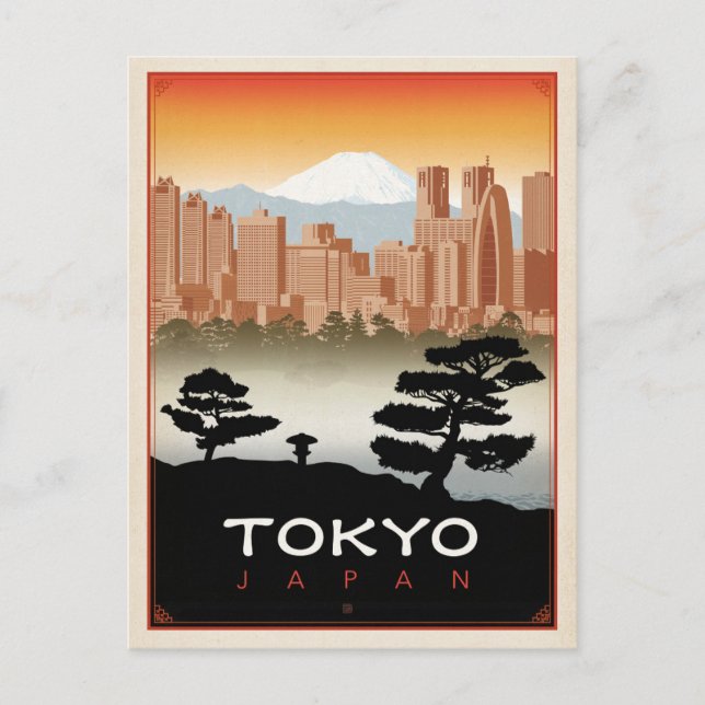 Carte Postale Tokyo, Japon (Devant)