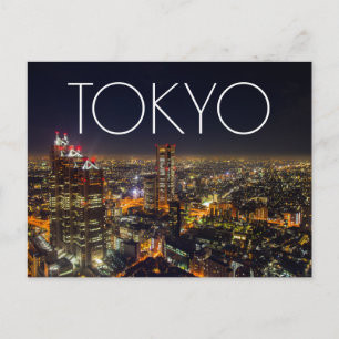 Carte Postale Tokyo Japon la nuit