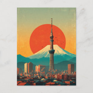 Carte Postale Tokyo Japon vintage