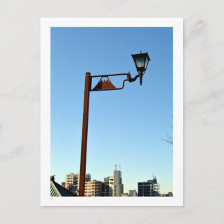 Carte Postale Tokyo Streetlights : Fujimizaka, Nishi-Nippori