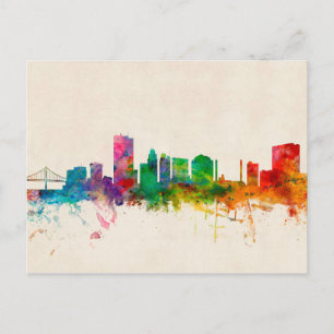 Carte Postale Toledo Ohio Skyline