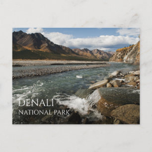 Carte Postale Tolkat River, Parc national de Denali, Alaska
