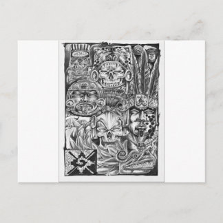 Carte Postale Toltec Warriors