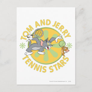 Carte Postale Tom and Jerry Tennis Stars 5
