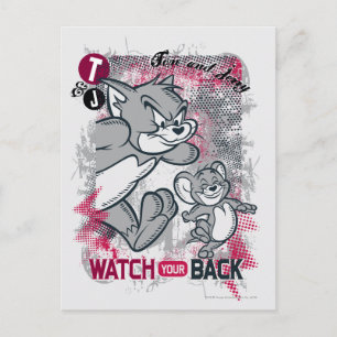 Carte Postale Tom and Jerry Watch Your Back