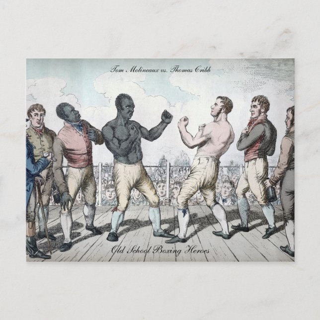 Carte Postale Tom Cribb vs Thomas Molineaux Postcard (Devant)