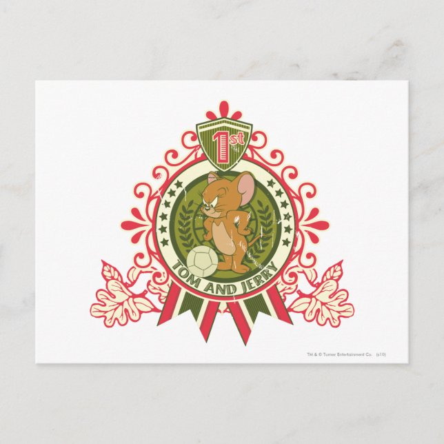 Carte Postale Tom et Jerry 1re Place 3 (Devant)