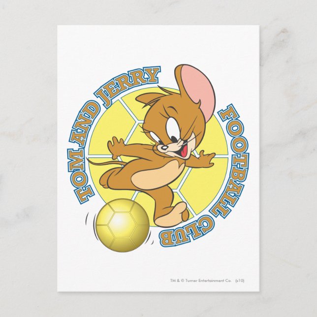 Carte Postale Tom et Jerry Soccer (Football) 4 (Devant)