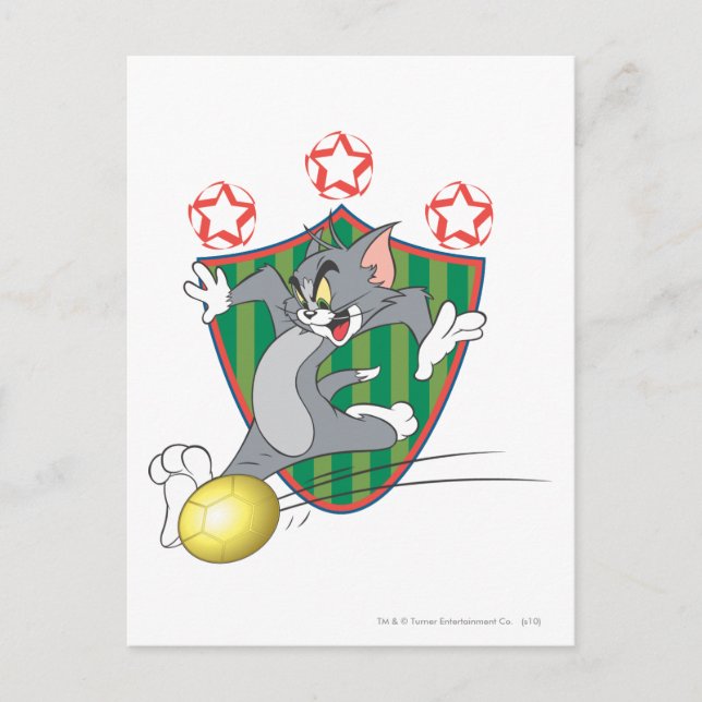 Carte Postale Tom et Jerry Soccer (Football) 9 (Devant)