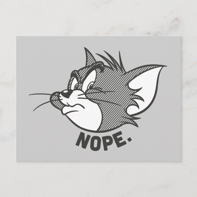 Carte Postale Tom Et Jerry | Tom Dit Non (Devant)