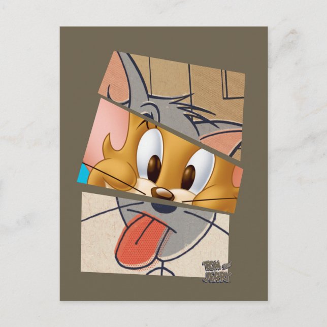 Carte Postale Tom Et Jerry | Tom Et Jerry Mashup (Devant)