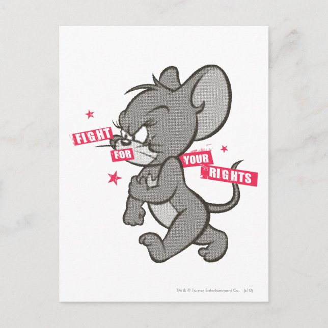 Carte Postale Tom et Jerry Tough Mouse 3 (Devant)