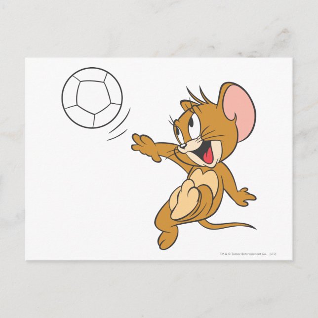 Carte Postale Tom et le football de Jerry (le football) 1 (Devant)