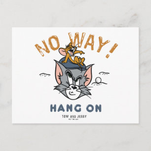 Carte Postale Tom & Jerry Golfing "No Way"