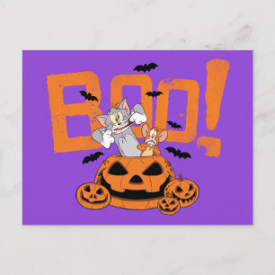 Carte Postale Tom & Jerry   Happy Halloween Boo