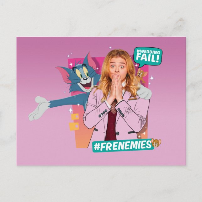 Carte Postale Tom & Jerry With Kayla - Frenemies (Devant)