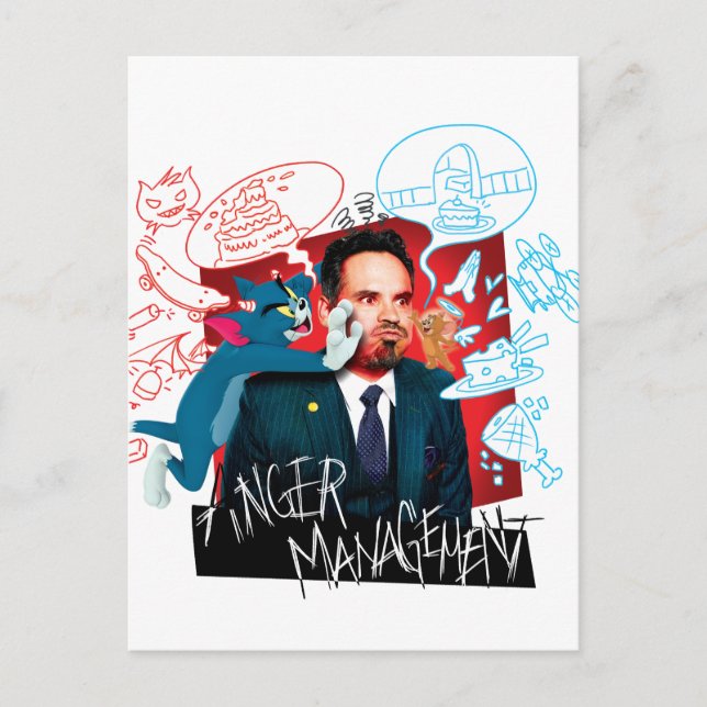 Carte Postale Tom & Jerry With Terrance - Anger Management (Devant)