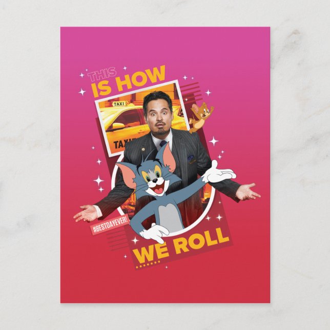 Carte Postale Tom & Jerry With Terrance - This Is How We Roll (Devant)