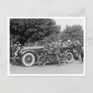 Carte Postale Tom Mix arrêté pour excès de vitesse