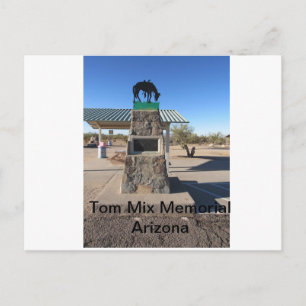 Carte Postale Tom Mix Memorial Arizona