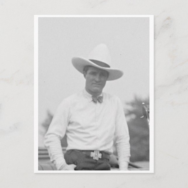 Carte Postale Tom Mix With Car, 21/5/1925 (Devant)