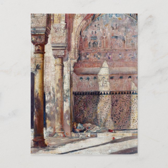 Carte Postale Tom Roberts se prélassant dans un coin de l'Alhamb (Devant)