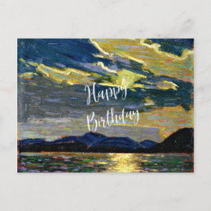Carte Postale Tom Thomson - Feu de Lune d'été chaud - Anniversai