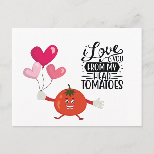 Carte postale tomate (Devant)