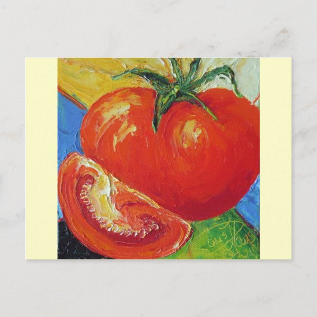 Carte Postale Tomate de Paris Wyatt Llanso (Devant)