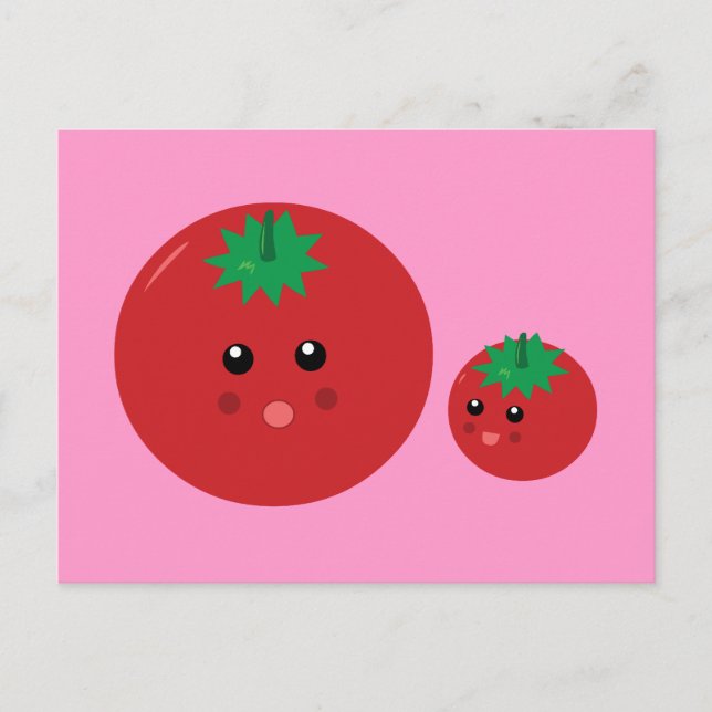 Carte Postale Tomate mûre (Devant)