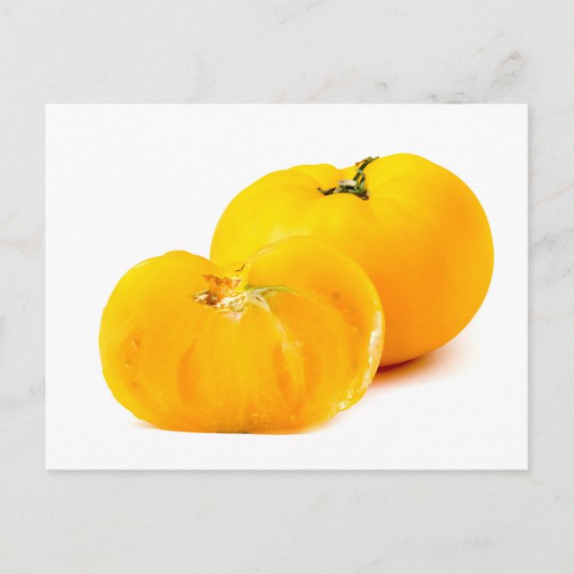 Carte Postale tomates jaunes (Devant)