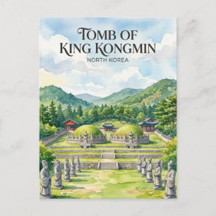 Carte Postale Tombe du roi Kongmin Corée du Nord
