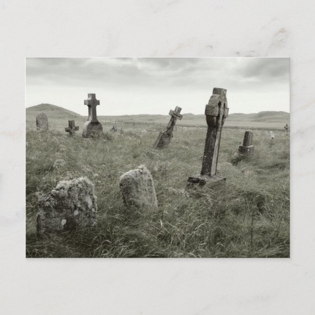 Carte Postale Tombe sinistre (Devant)