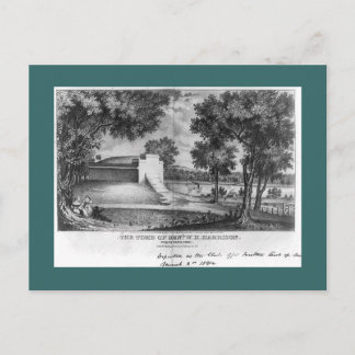 Carte Postale Tombe William Henry Harrison, North Bend, Ohio