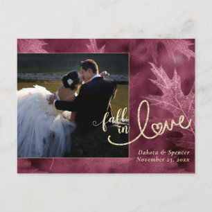 Carte Postale Tomber amoureux de l'automne   Mulberry Photo Merc