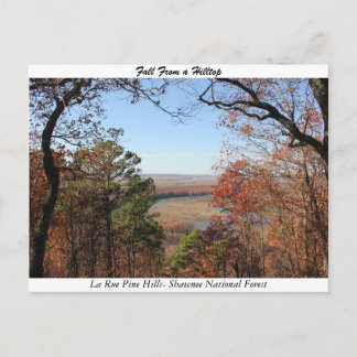 Carte Postale Tomber d'une colline