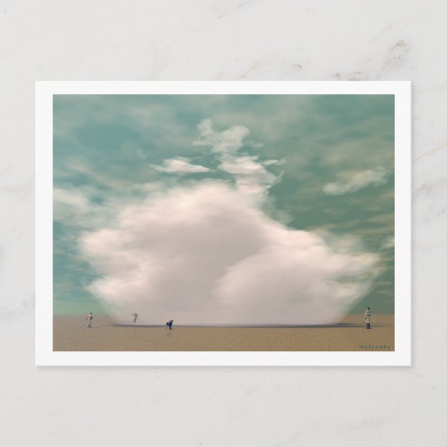 CARTE POSTALE TOMBER NUAGE (Devant)