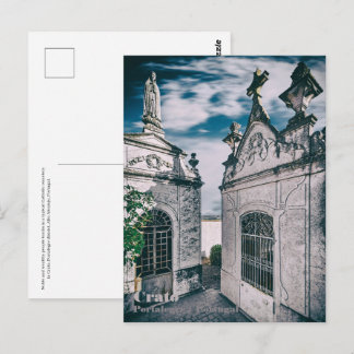 Carte Postale Tombes dans un cimetière catholique à Crato, Porta