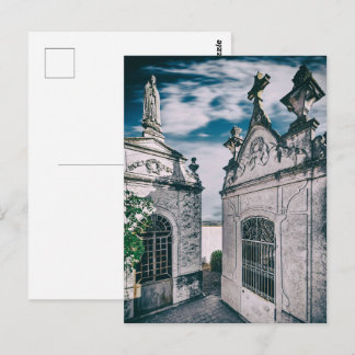 Carte Postale Tombes dans un cimetière catholique à Crato, Porta