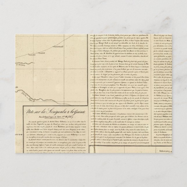 Carte Postale Tombouctou Afrique (Devant)