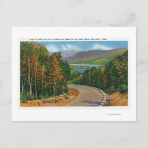 Carte Postale Tongue Mt Trail Vue de Sabbath Day Point et
