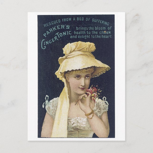 Carte Postale Tonique de gingembre de Parker (Devant)