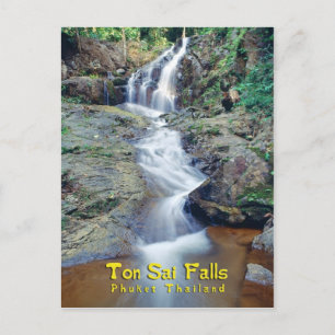 Carte Postale Tonne Sai Cascade, Phuket, Thaïlande