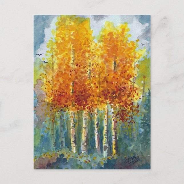 Carte Postale Tons d'automne (Devant)