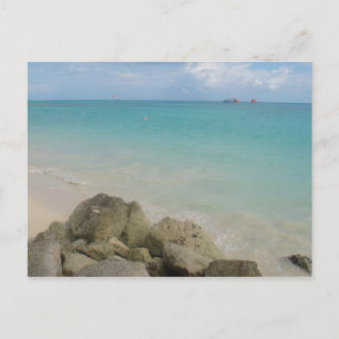 Carte Postale Tons de sable bleu et blanc...